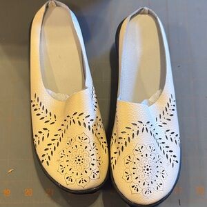 White Slip On Shoes